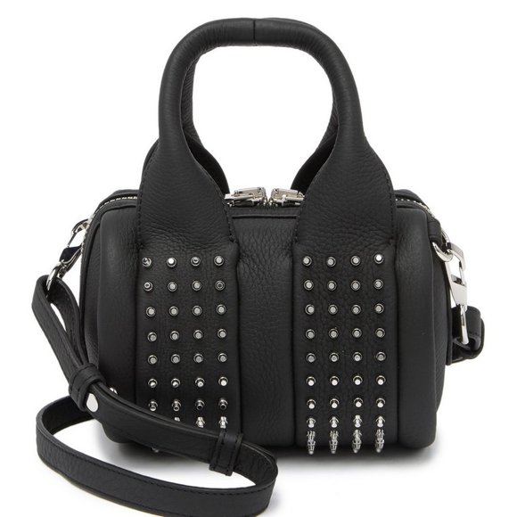 NEW Alexander Wang Baby Rockie Stud Crossbody Bag - Picture 1 of 16